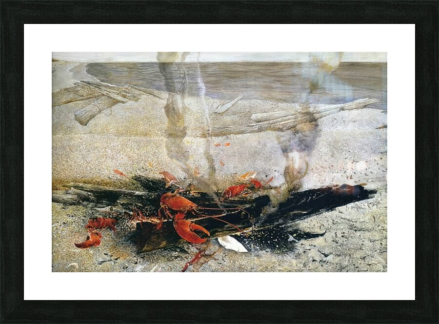 Embers   2000 - Andrew Wyeth Picture Frame print