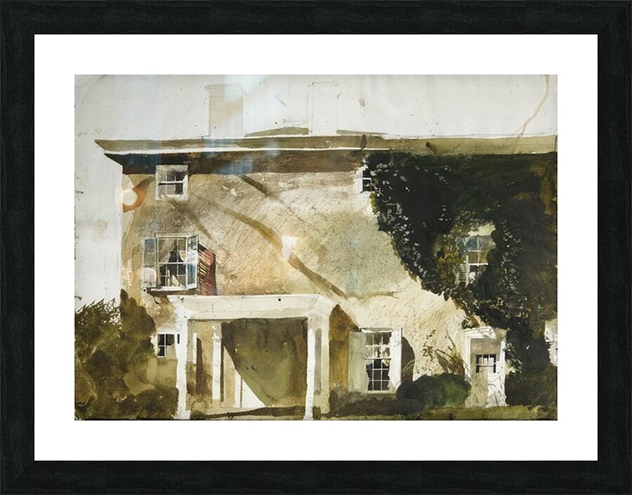 The Hatton House   1967 - andrew wyeth Picture Frame print
