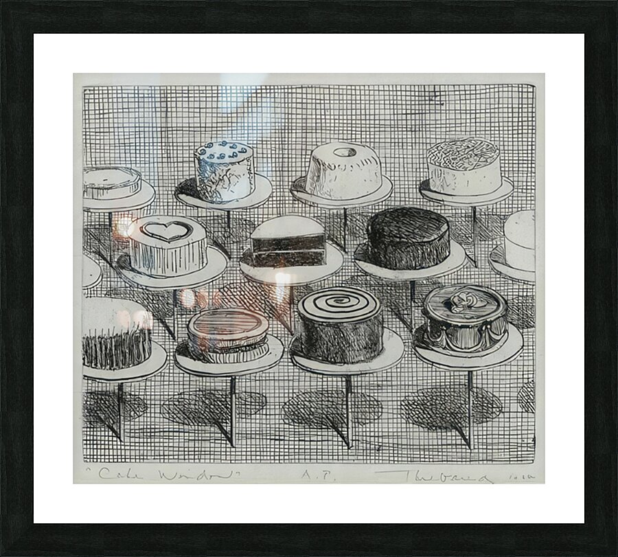 Wayne Thiebaud Picture Frame print