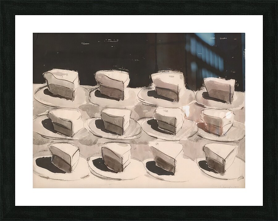 Wayne Thiebaud  1 Picture Frame print