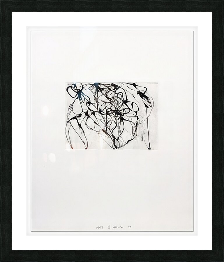 After Botticelli 3   1994 - Brice Marden Picture Frame print
