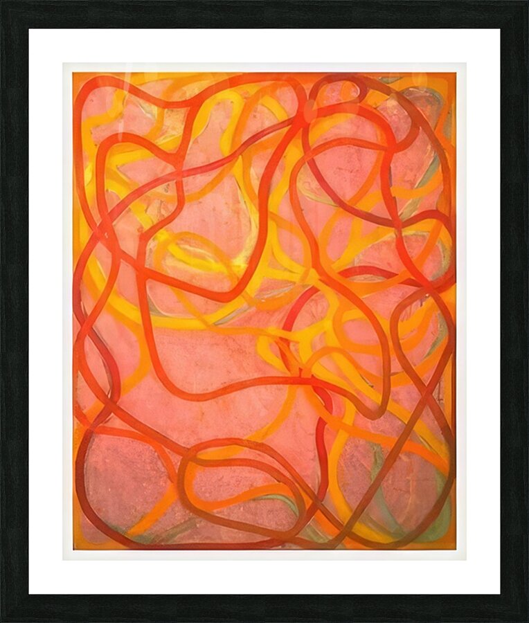 Art by Brice Marden   Picture Frame print