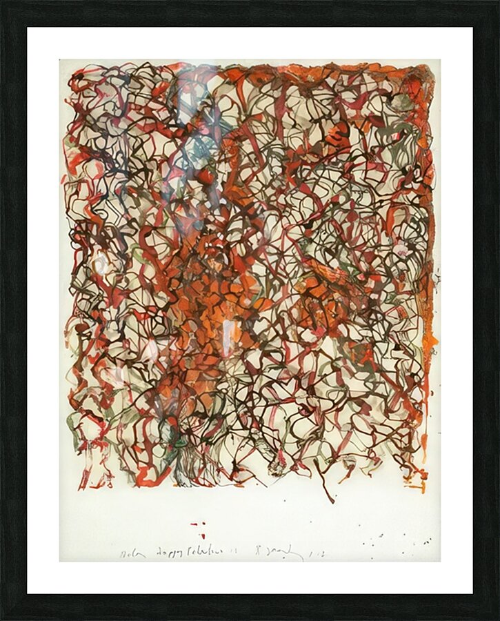 Art by Brice Marden   Picture Frame print