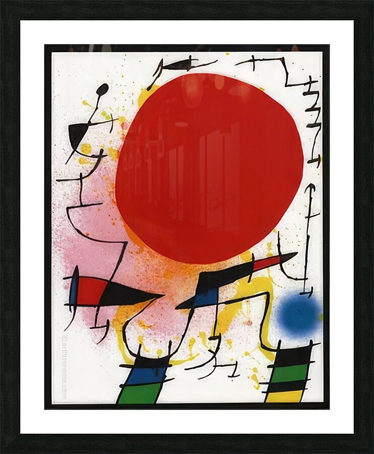 Joan Miró 18 Picture Frame print