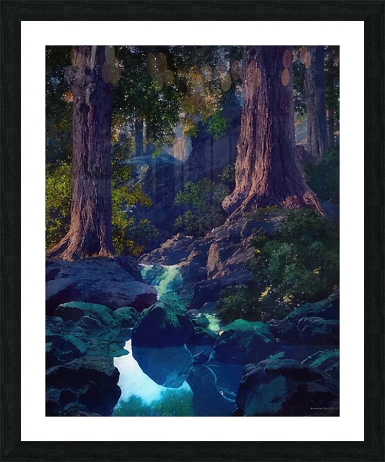Maxfield Parrish 3 Picture Frame print