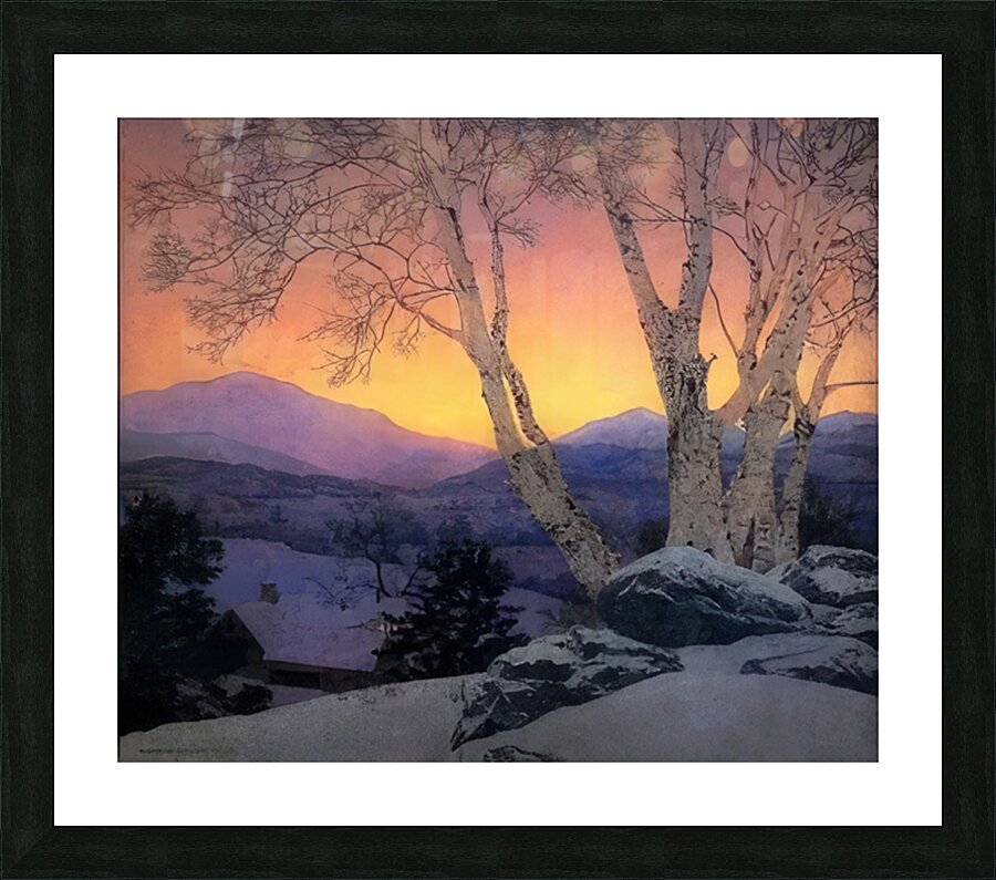 Maxfield Parrish 3 Picture Frame print