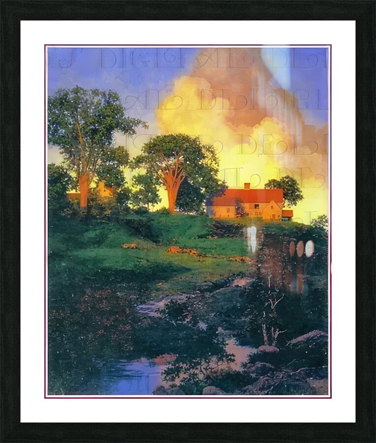 Maxfield Parrish 3 Picture Frame print