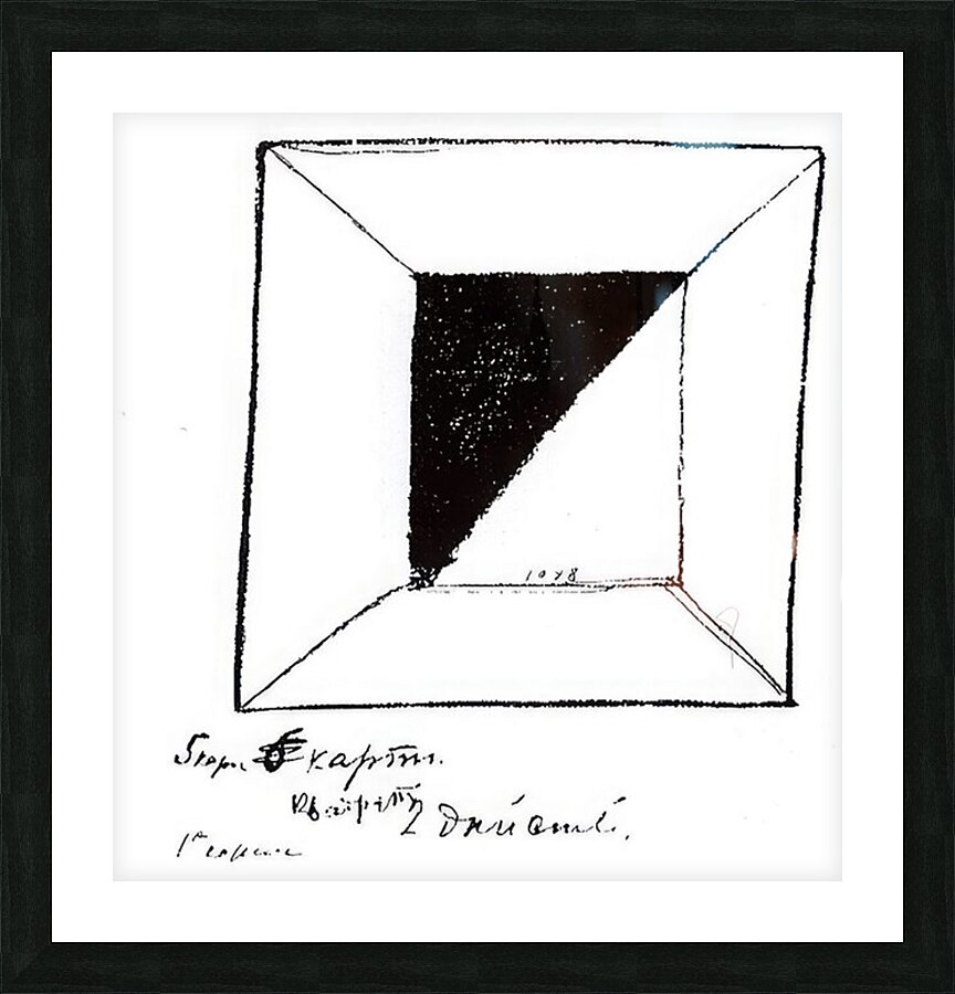 Kazimir Malevich 9 Picture Frame print