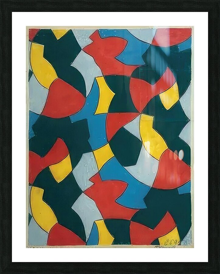 Serge Poliakoff 2 Picture Frame print