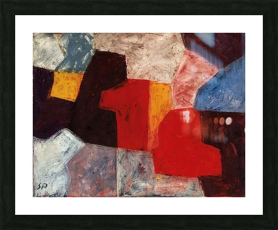 Serge Poliakoff 9 Picture Frame print