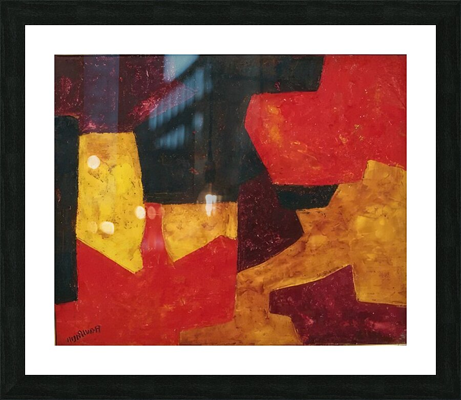 Serge Poliakoff 12 Picture Frame print