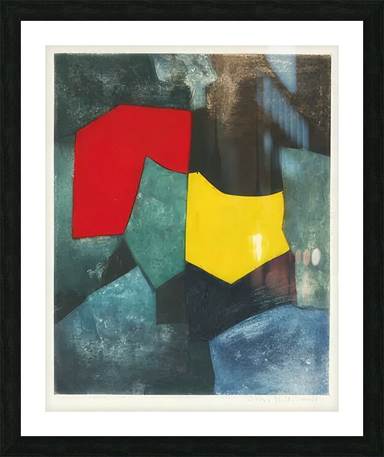 Serge Poliakoff 13 Picture Frame print