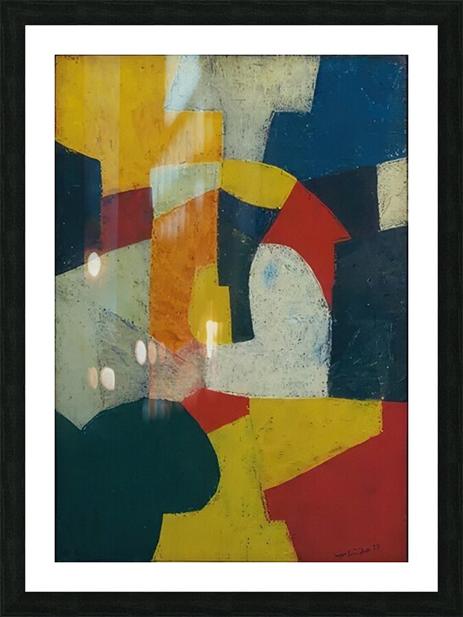 Serge Poliakoff 13 Picture Frame print