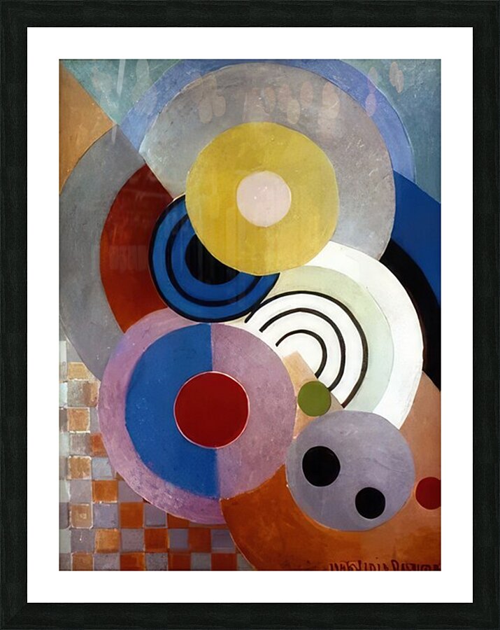 Sonia Delaunay 3 Picture Frame print