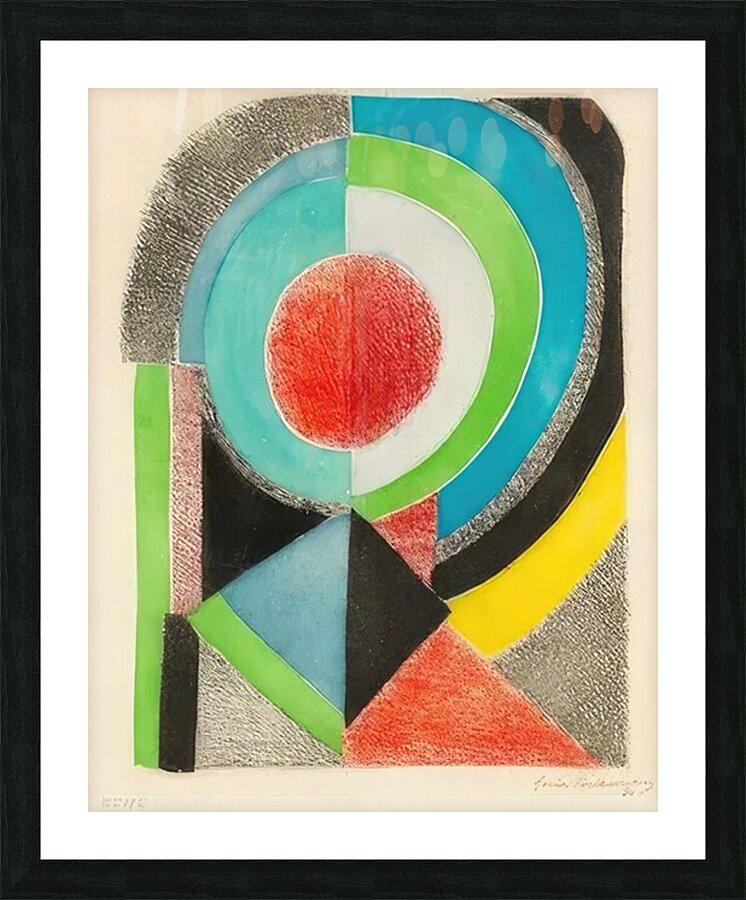 Sonia Delaunay 25 Picture Frame print