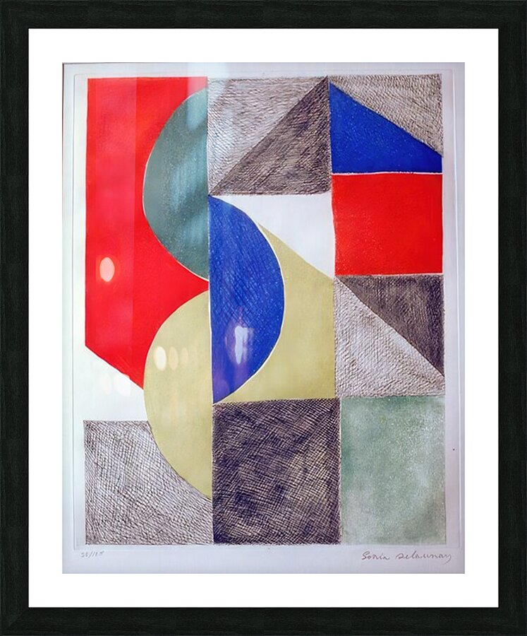 Sonia Delaunay 71 Picture Frame print