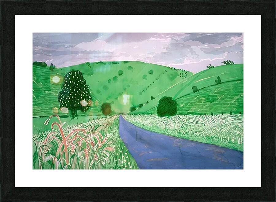 David Hockney 12 Picture Frame print