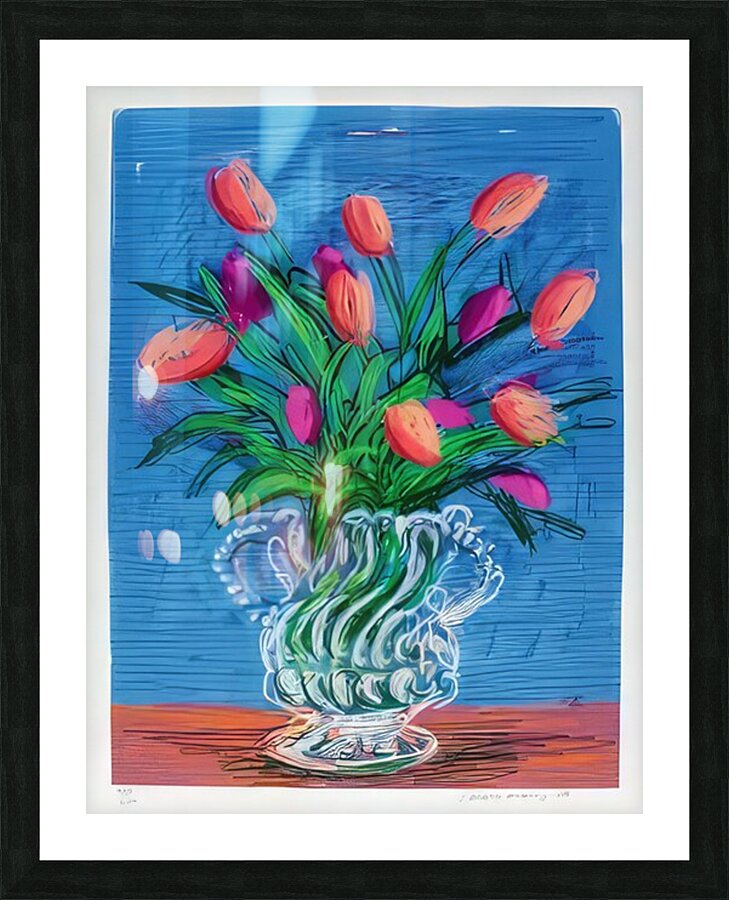 David Hockney 16 Picture Frame print