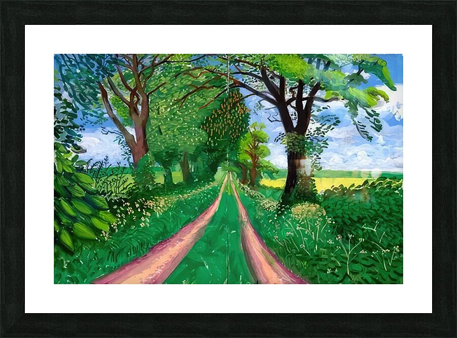 David Hockney 24 Picture Frame print