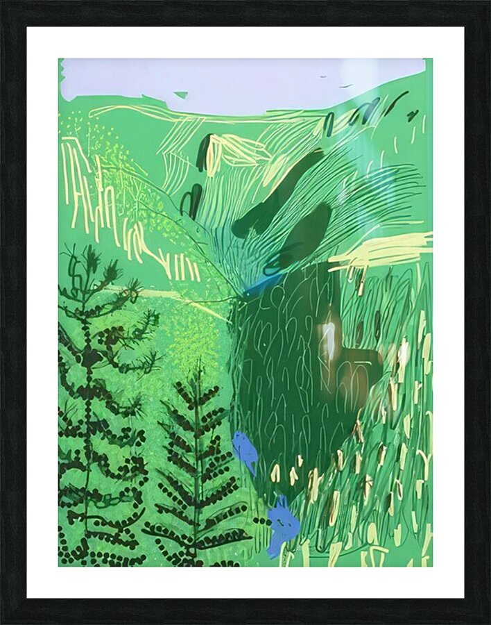 David Hockney 25 Picture Frame print