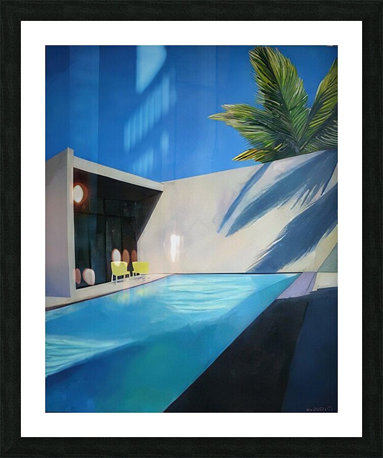 Art by David Hockney Picture Frame print