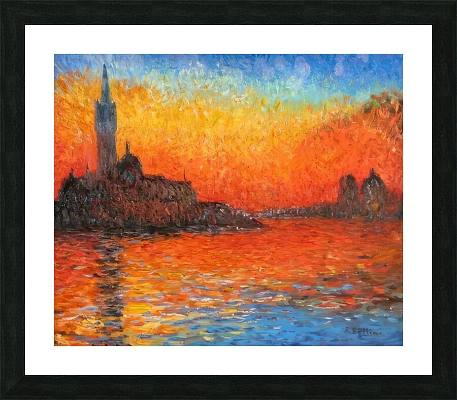 CLAUDE MONET 3 Picture Frame print