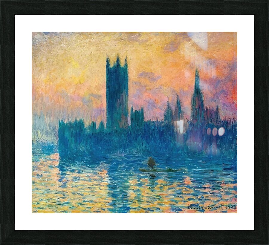CLAUDE MONET 33 Picture Frame print