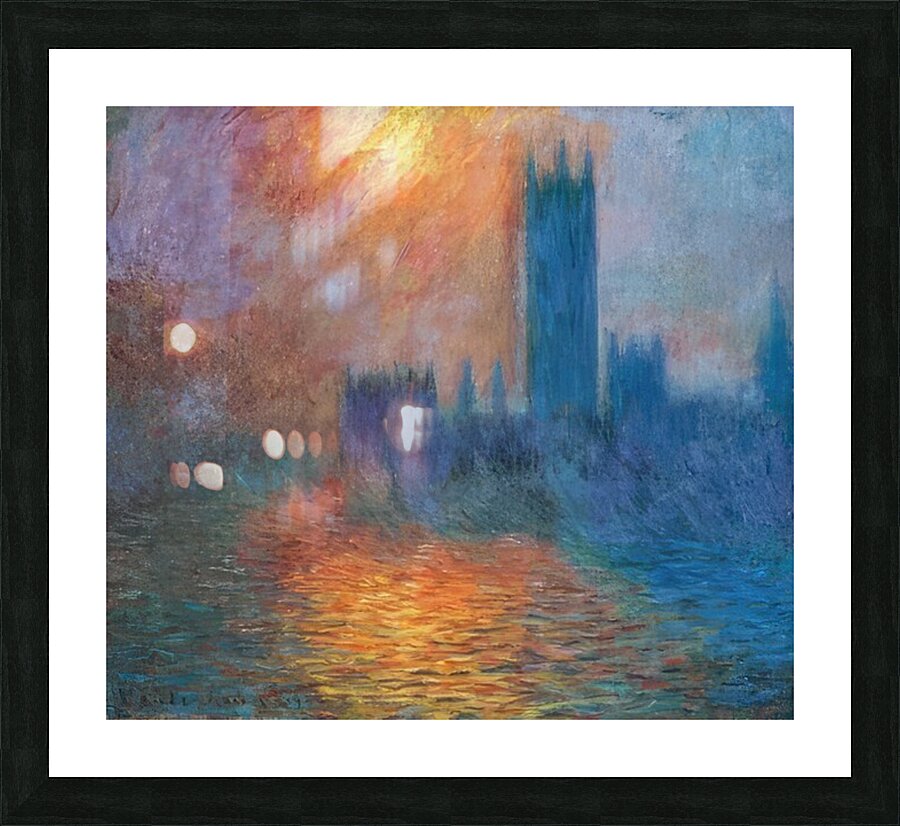 CLAUDE MONET 53 Picture Frame print