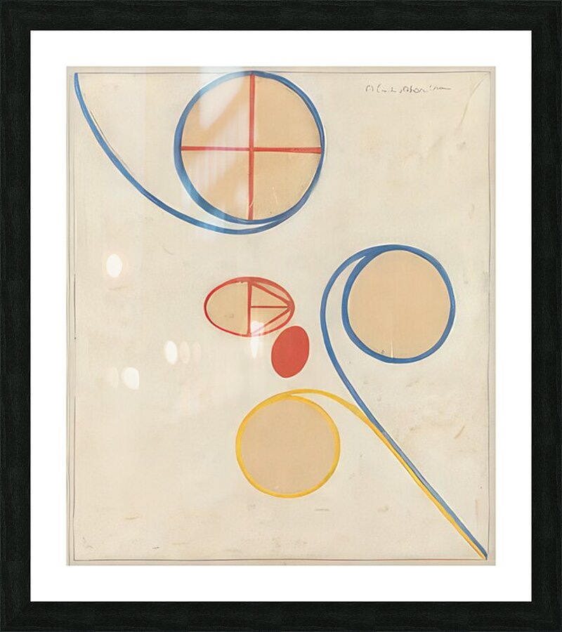  Art by Hilma af Klint 9 Picture Frame print