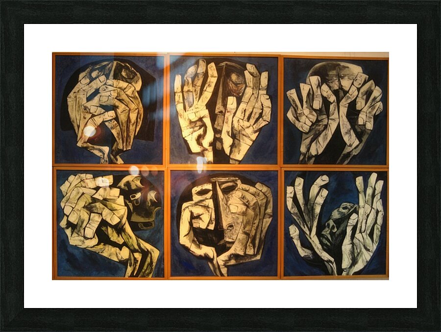 OUSWALDO GUAYASAMIN  22 Picture Frame print