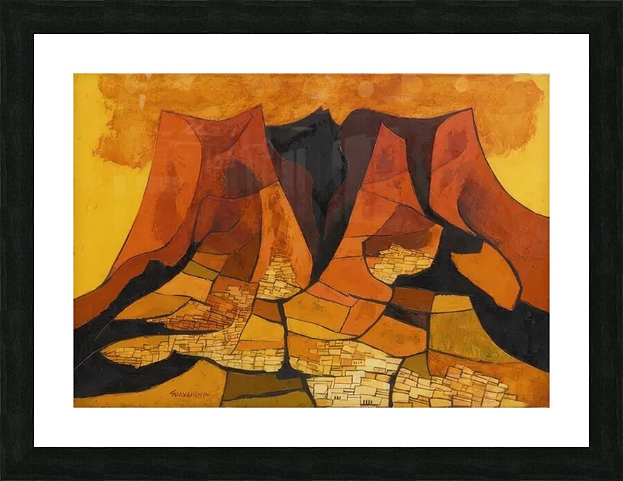 OUSWALDO GUAYASAMIN  32 Picture Frame print