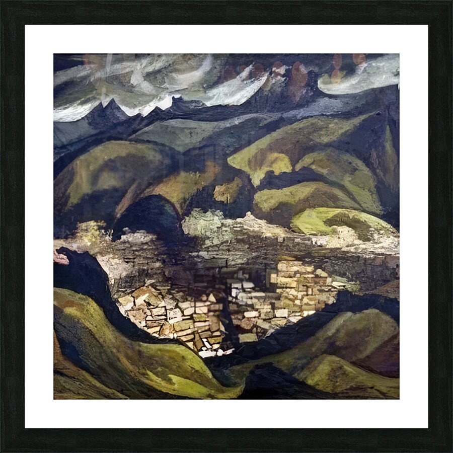 OUSWALDO GUAYASAMIN  40 Picture Frame print