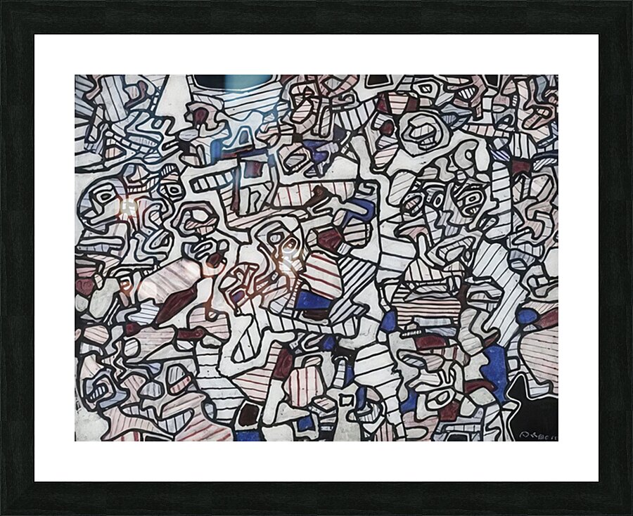 JEAN DUBUFFET 2 Picture Frame print