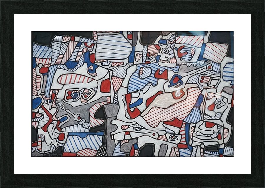 JEAN DUBUFFET 4 Picture Frame print