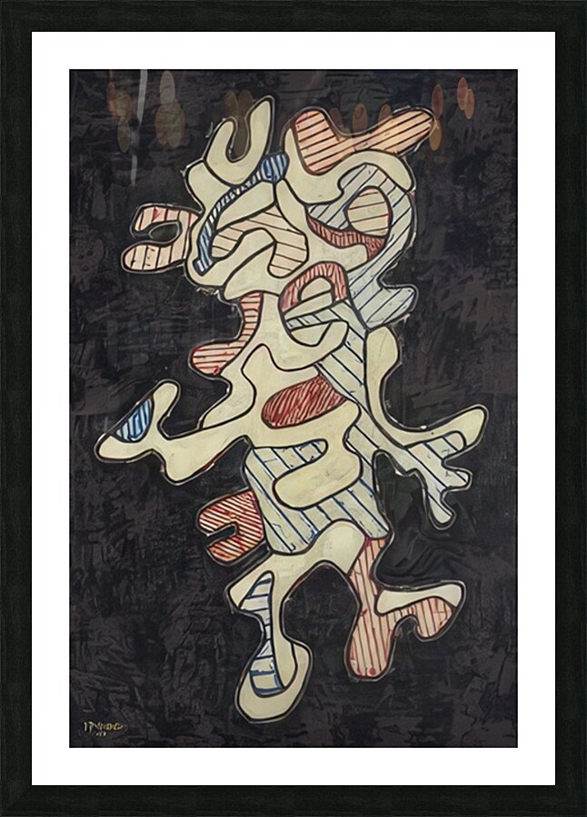 JEAN DUBUFFET 5 Picture Frame print