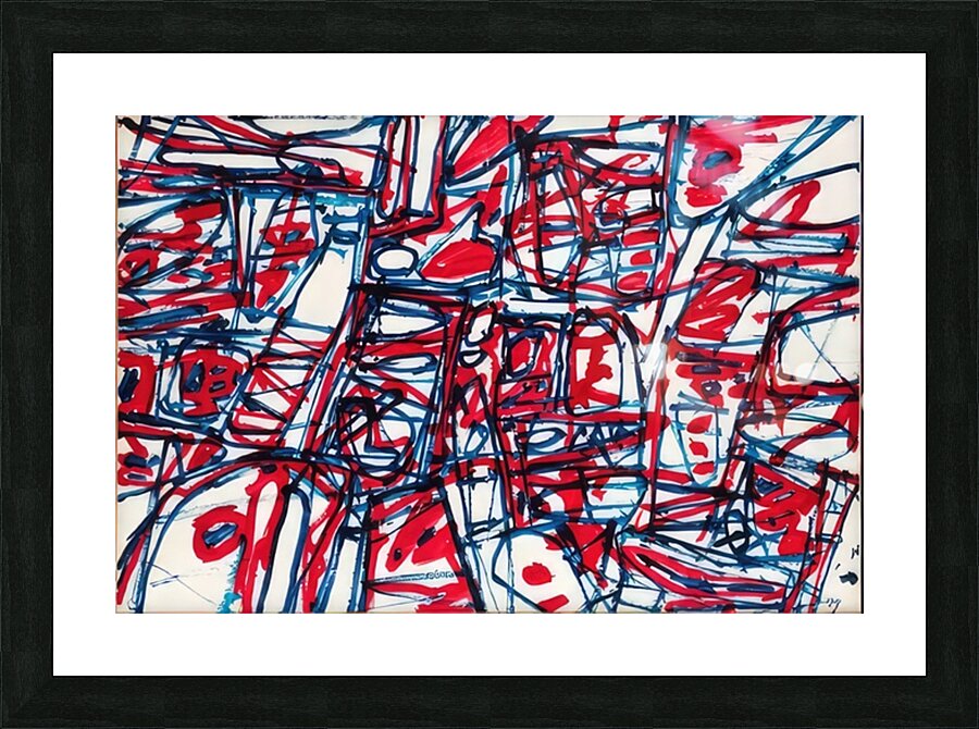 JEAN DUBUFFET 6 Picture Frame print