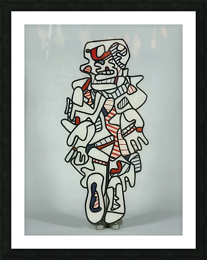JEAN DUBUFFET 7 Picture Frame print