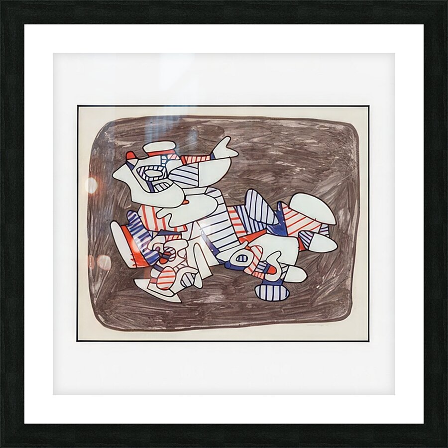 JEAN DUBUFFET 17 Picture Frame print
