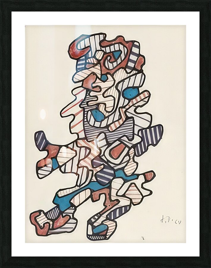 JEAN DUBUFFET 26 Picture Frame print