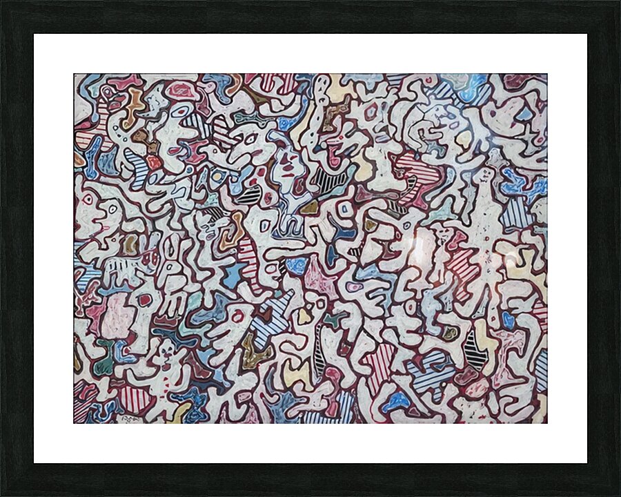 JEAN DUBUFFET 28 Picture Frame print