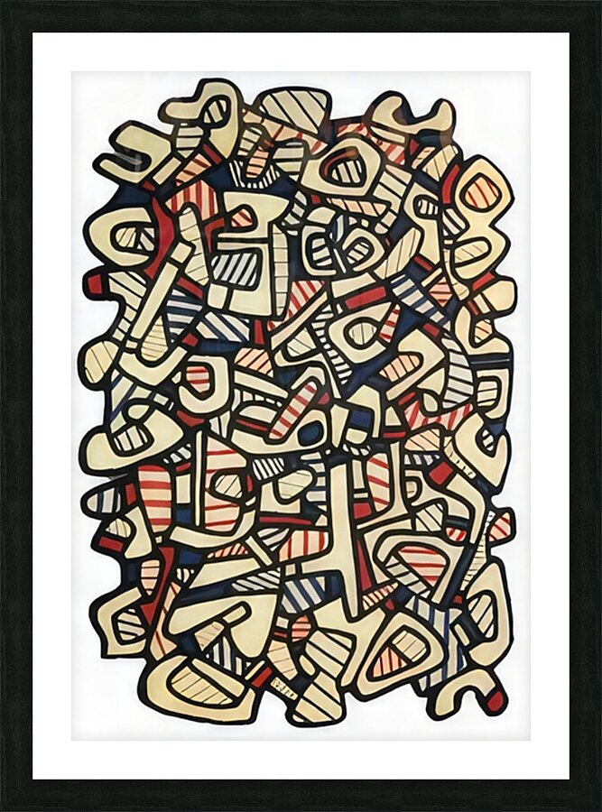 JEAN DUBUFFET 29 Picture Frame print