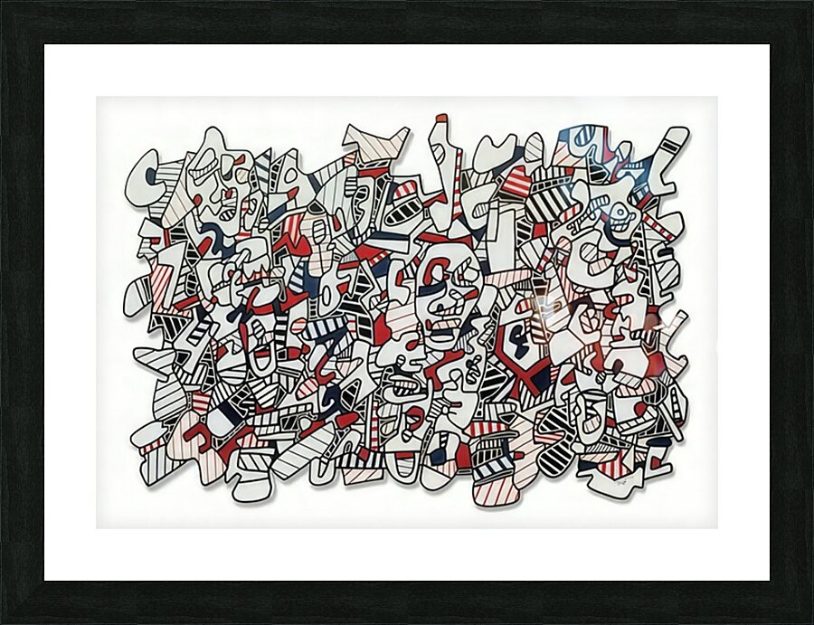 JEAN DUBUFFET 32 Picture Frame print