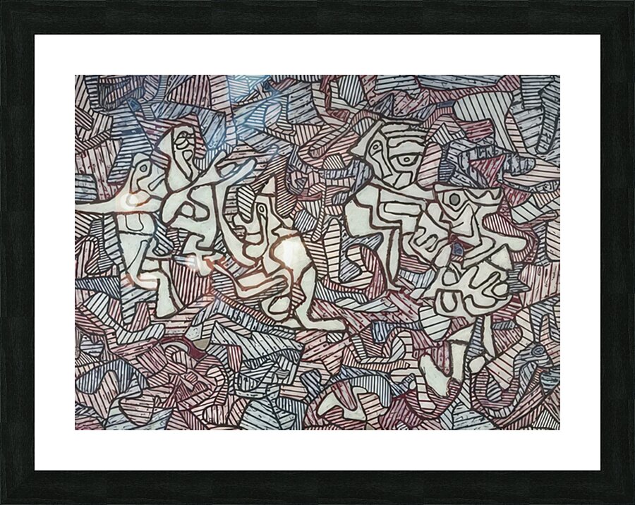 JEAN DUBUFFET 35 Picture Frame print