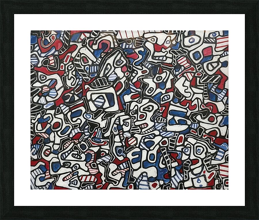 JEAN DUBUFFET 43 Picture Frame print