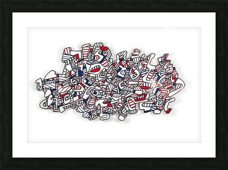 JEAN DUBUFFET 45 Impression et Cadre photo