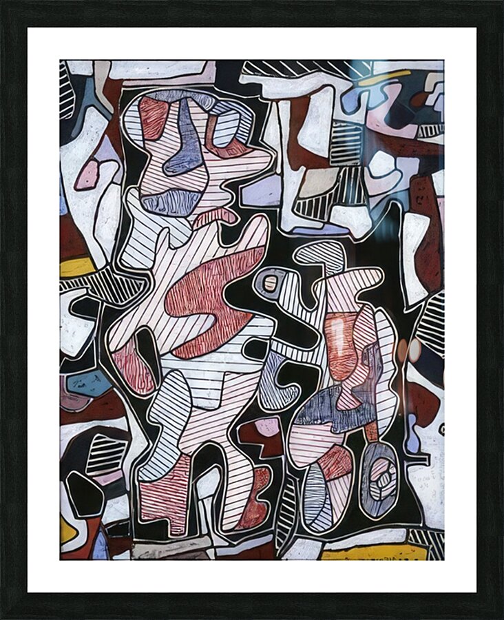 JEAN DUBUFFET 51 Picture Frame print