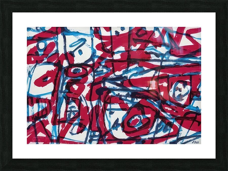 JEAN DUBUFFET 52 Picture Frame print