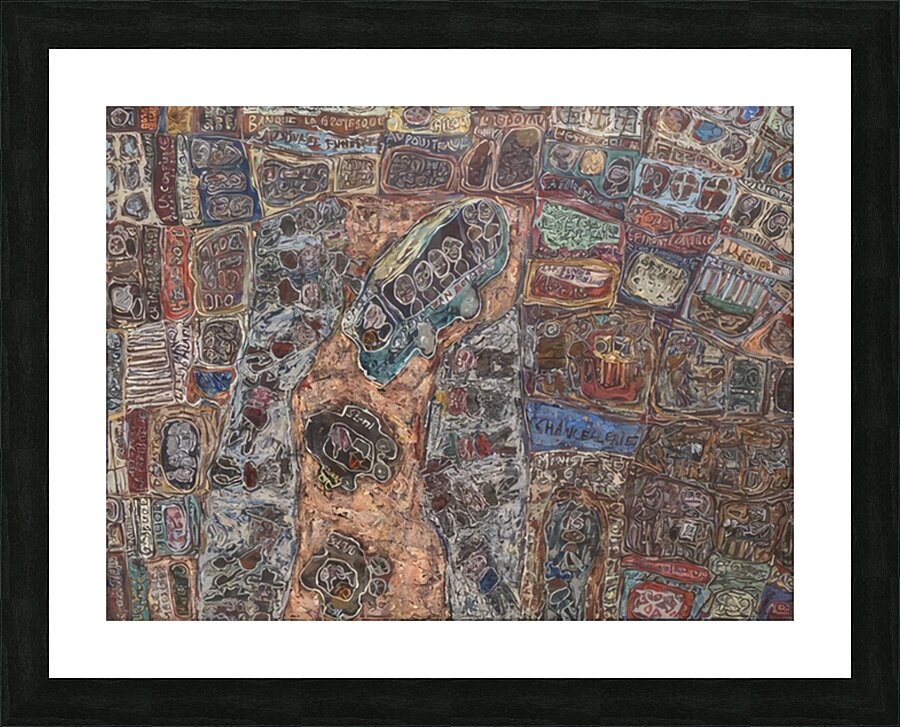 JEAN DUBUFFET 55 Picture Frame print