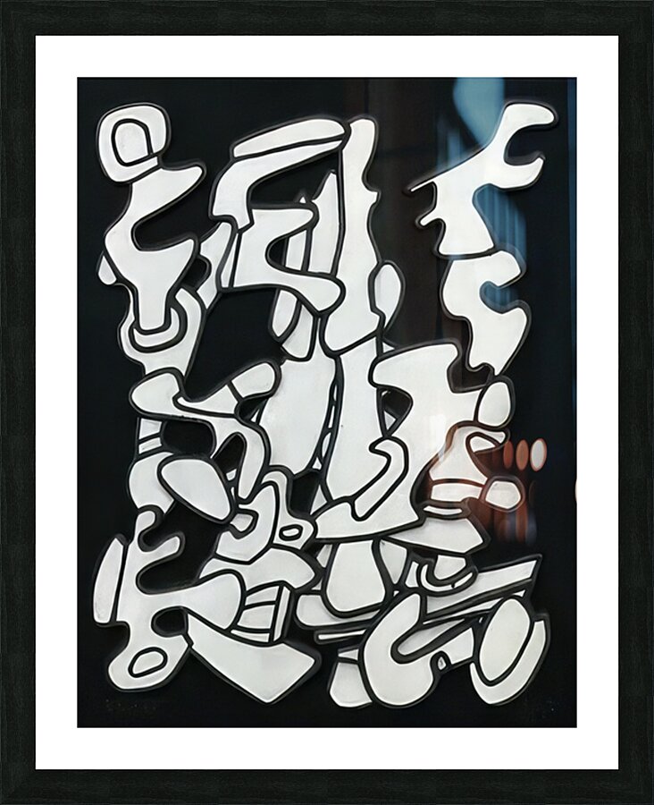JEAN DUBUFFET 56 Picture Frame print