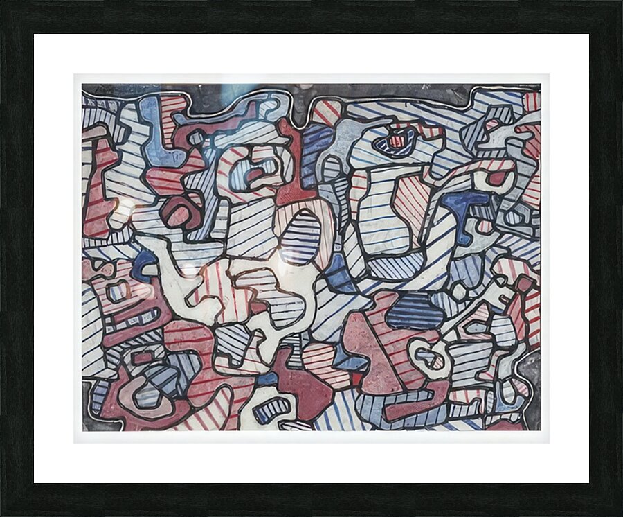 JEAN DUBUFFET 58 Picture Frame print
